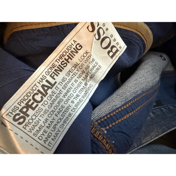 Hugo Boss BOSS Men’s Stretch Jeans 38x30 Blue Denim Classic Fit - Picture 2 of 9